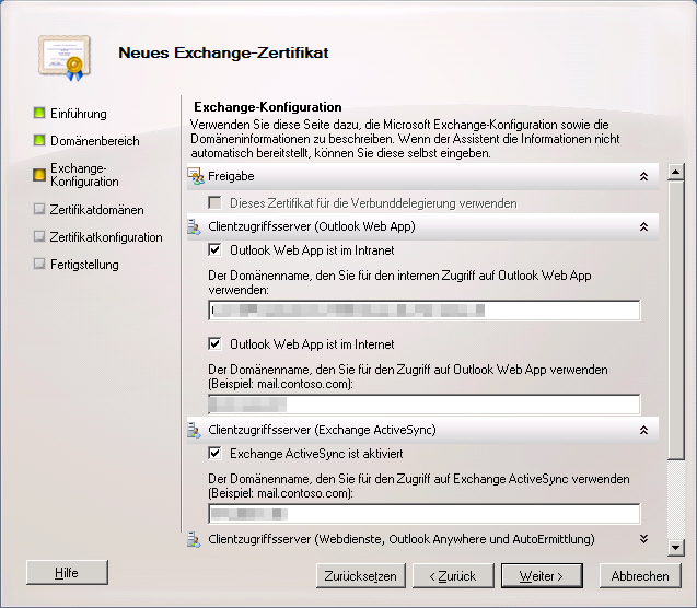 4-Exchange-Konfig