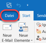 Outlook - Datei