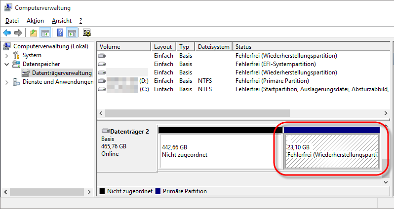 recovery partition