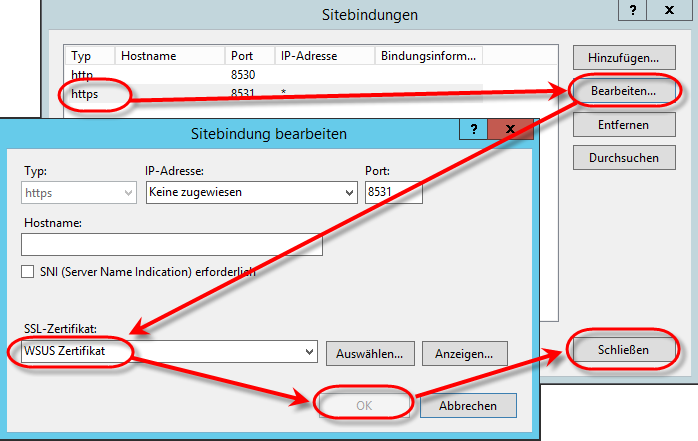 09 Zertifikat angeben