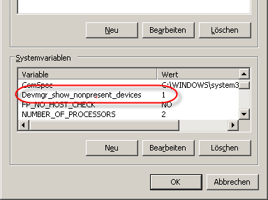 devmgr show nonpresent devi